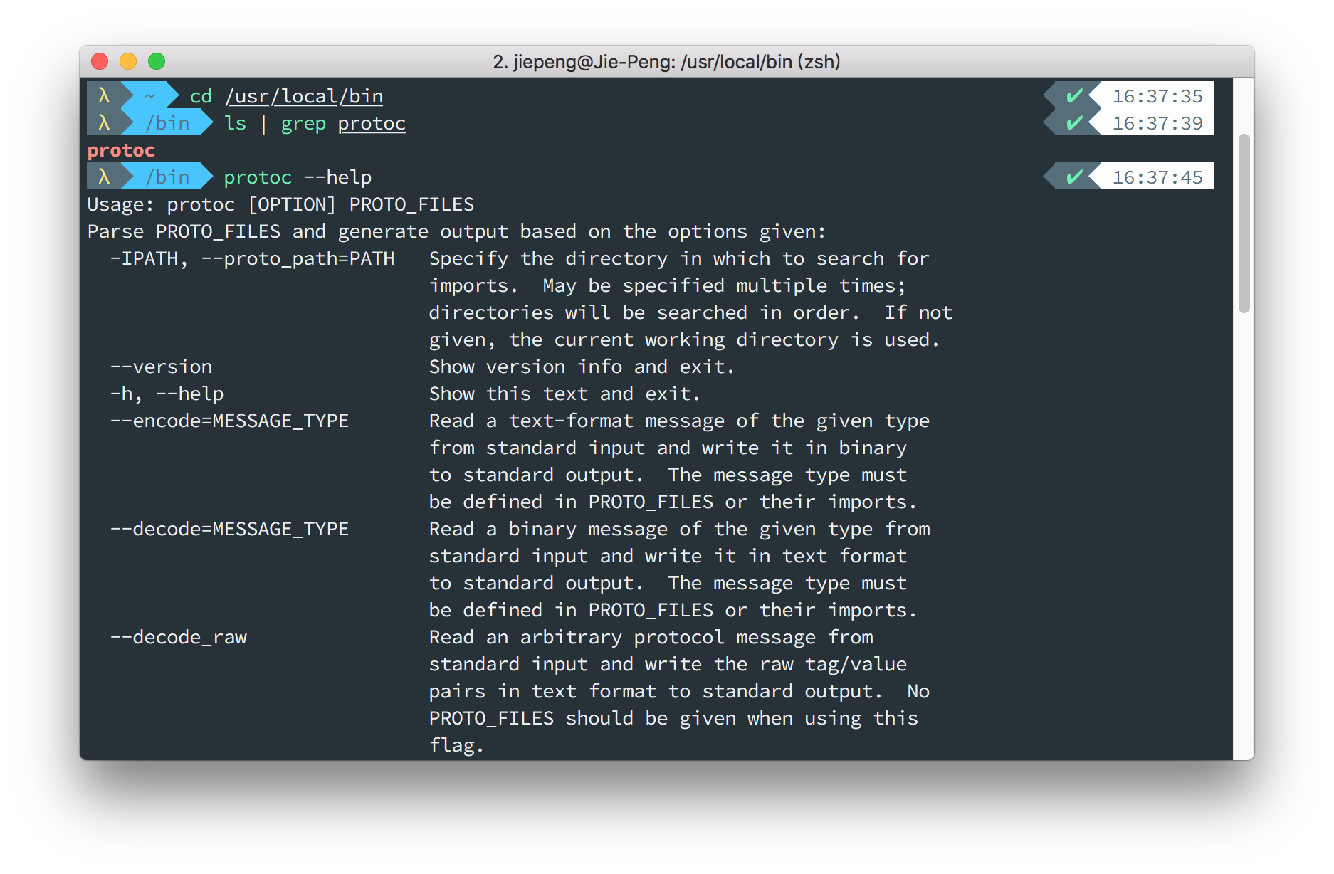 screenshot-protoc-on-terminal
