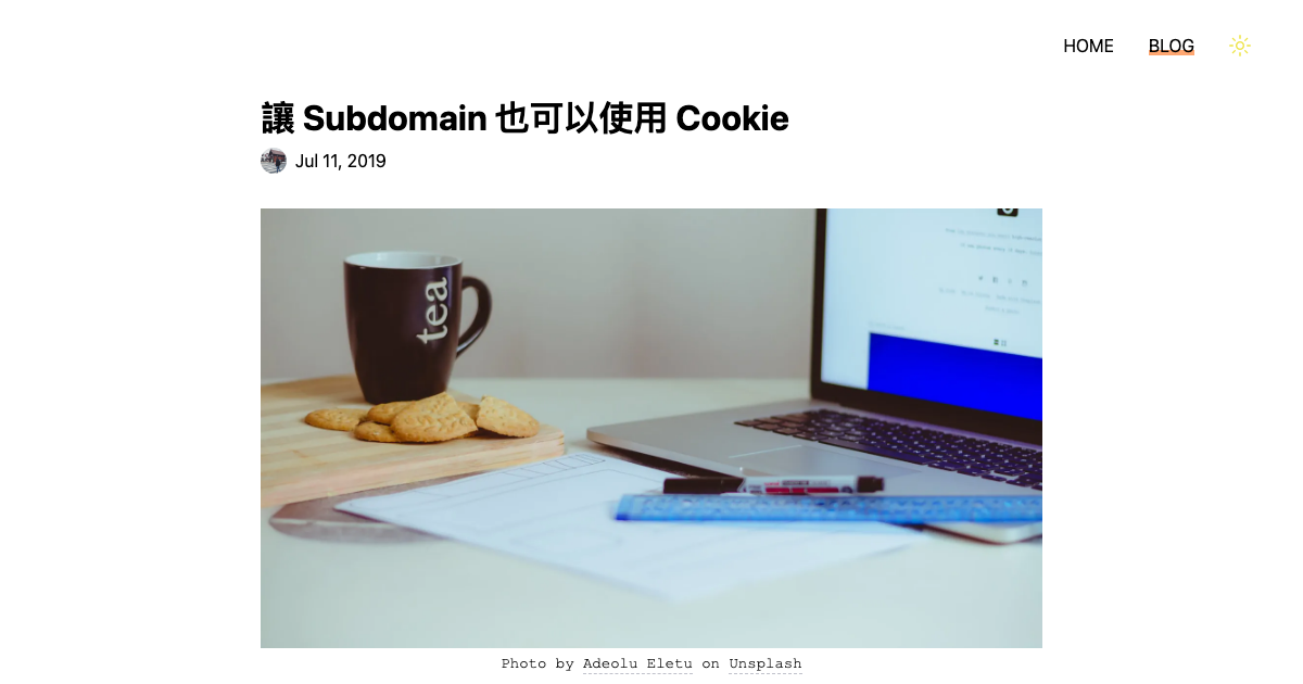 讓 Subdomain 也可以使用 Cookie Peng Jie's Blog